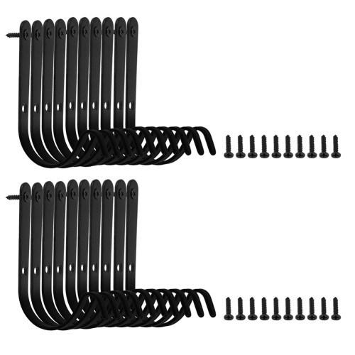 20 Pcs Iron Wall Hooks Outdoor Decorative Hook for Hanging Planter Coa