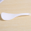 4X Kitchen Dotted White Plastic Flat Rice Scoop Paddle Meal Spoon 10