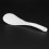 4X Kitchen Dotted White Plastic Flat Rice Scoop Paddle Meal Spoon 8