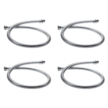 4pcs 80 cm Flexible Stainless Steel Bathroom Water Shower Hose