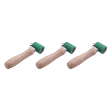 Lot de 3 rouleaux de pression manuels en silicone de 40 mm pour le chauffage à air chaud du vinyle