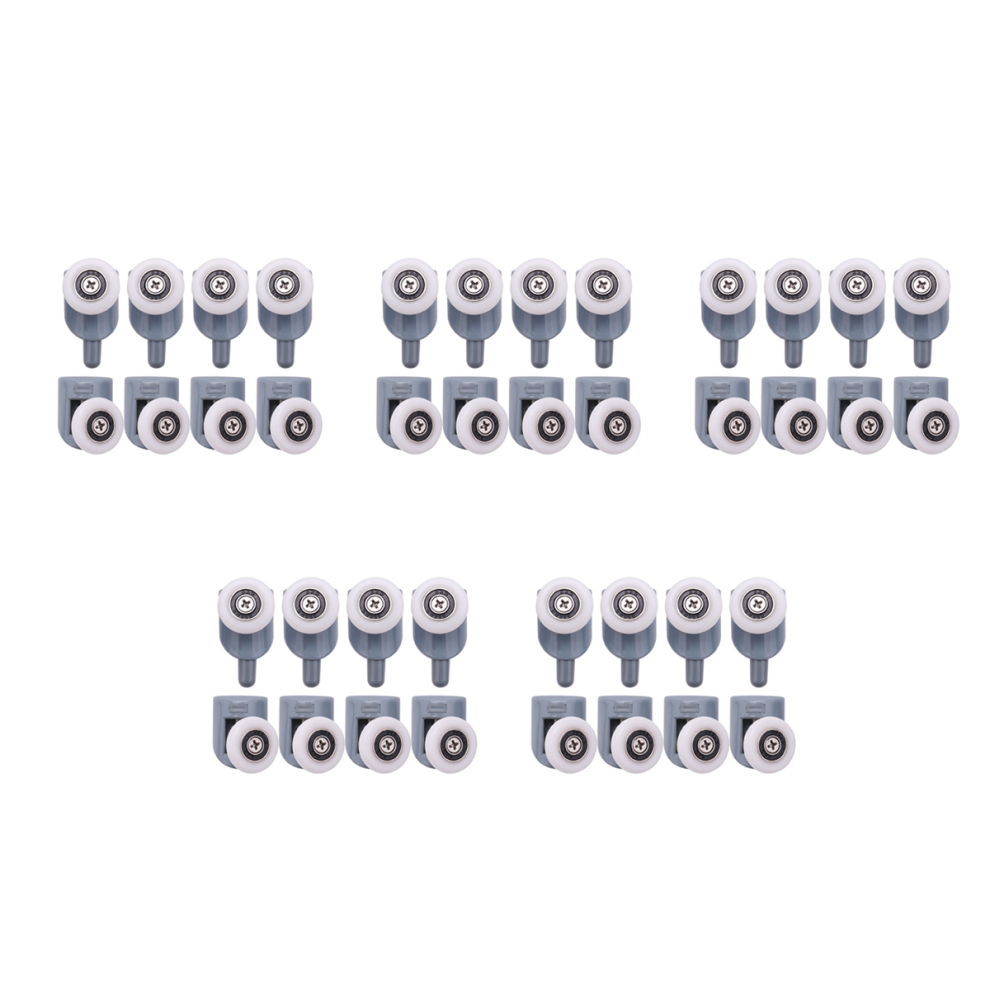 40Pc Shower Door Castors Rolls Rollers Sliding Roller Guide Spare Part 4854049566692