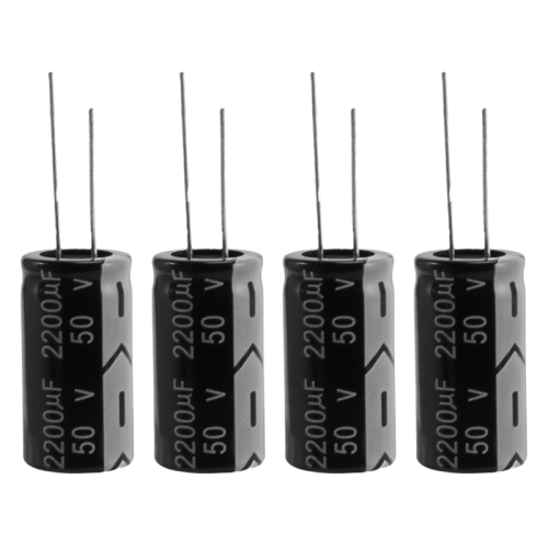 40 Pcs 2200UF 50V 105C Polarized Electrolytic Capacitors 16X31mm 2