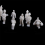 Model People Figures Scale 1:200 .200Pcs White Assorted Style 8