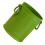 Porte-stylo en plastique vert 0,53 oz 9,5x8 cm 10