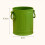 Porte-stylo en plastique vert 0,53 oz 9,5x8 cm 2