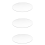 3X Transparent 3mm Thick Mirror Acrylic Round Disc Diameter:100mm 2