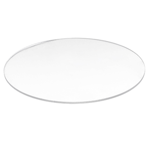 3X Transparent 3mm Thick Mirror Acrylic Round Disc Diameter:100mm 2