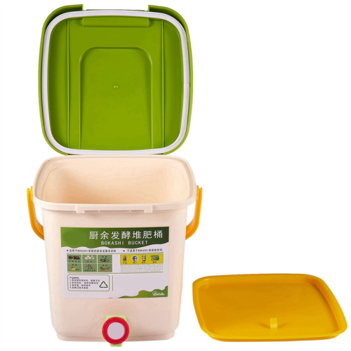 3X 12L Compost Bin Recycle Composter Aerated PP Organic Homemade Trash 2