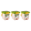 3X 12L Compost Bin Recycle Composter Aerated PP Organic Homemade Trash 1