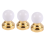3X 1:12 Dolls House Miniature Globe White Ceiling LED Light Lighting L 1