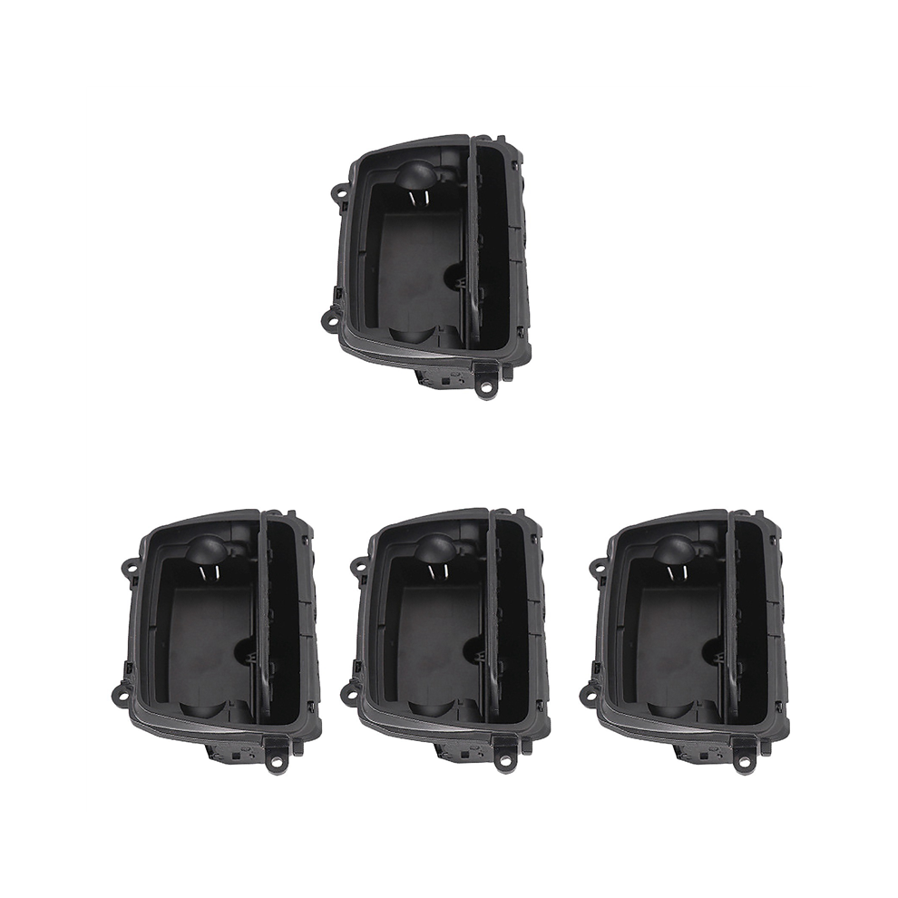 4X New Plastic Center Console Ashtray Assembly Box Fit For 5 Ser Black 4854049571054