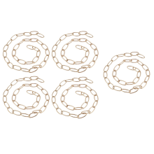 5Pcs 1M Heavy Duty Chain for Vintage Chandelier Hanging Lamp,French Go