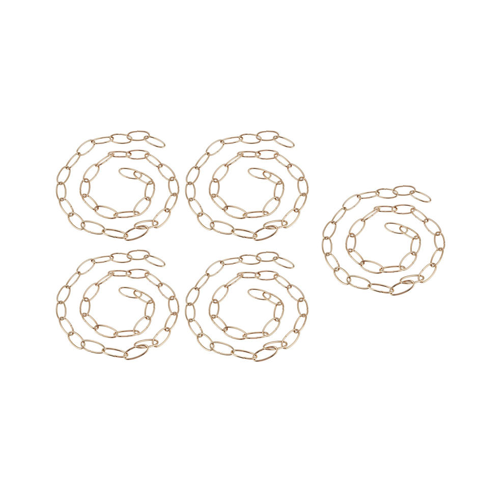 5Pcs 1M Heavy Duty Chain For Vintage Chandelier Hanging Lamp,French Go 4854049569495