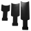6Pcs Long Hair Highlighting Sectioning Board Barber Flat Top Paddle Co 3