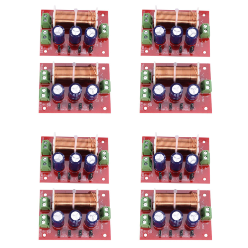 8 stuks 400W luidspreker crossover 2-weg audio-aanpassing tweeter bas luidspreker