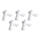 100-pack zeefzak, 5 gallon verf met elastische bovenopening, wit F 1