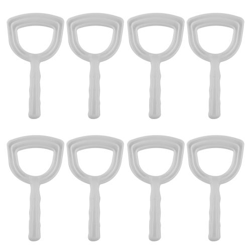 2X Meat Scraper Bone Dust White Poly Remover Square 1