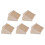 40Pcs Linen Table Mat Lace Placemat Set Natural Woven Tableware Weddin 1