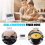 3X Kitchen Timer,Egg Timer with Clock,Digital Stopwatch LCD Loud Alarm 9