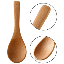 250 Pieces Small Wooden Spoons Mini Nature Wood Honey Teaspoon Cooking