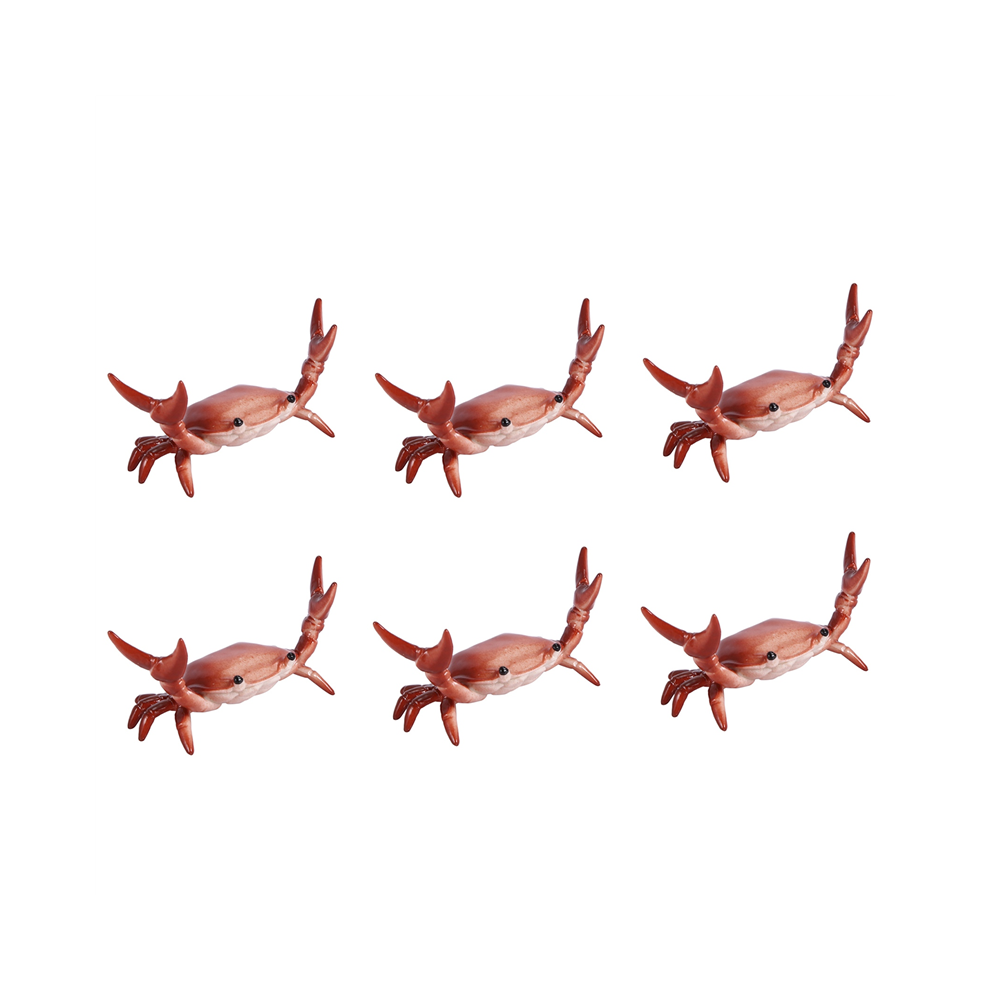 6X Nuovo Portapenne Giapponese Carino A Forma Di Granchio Portapenne Per Sollevamento Pesi