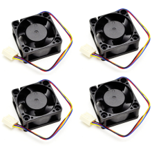 4X for Nano Cooling Fan 5V, 4PIN Reverse-Proof,PWM Speed Adjustment, S