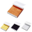 800Pcs Imitation Gold Silver Copper Foil Papers Leaf Flake Gilding She 6