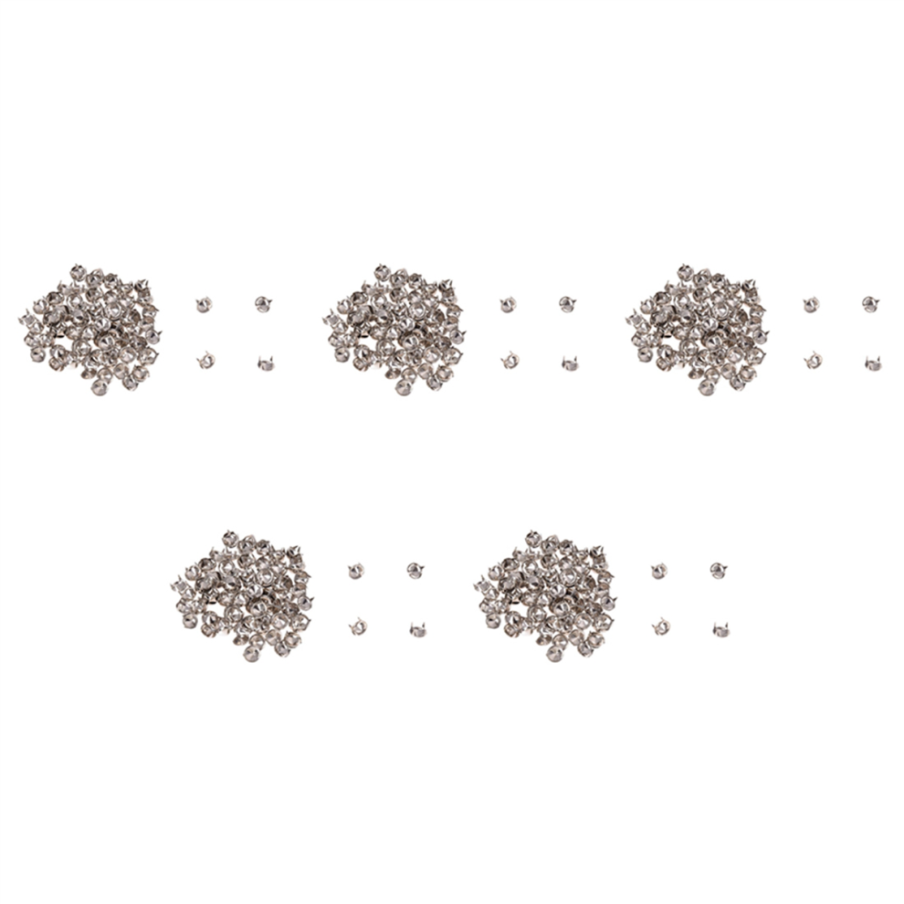 5X 100 Silver Copper Round Cone Rivet Spike Studs Spots Diy Rock Punk 4854049575519