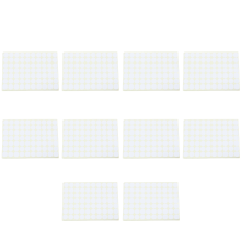 10X, 19mm Circles Round Code Stickers Self Adhesive Sticky Labels Whit