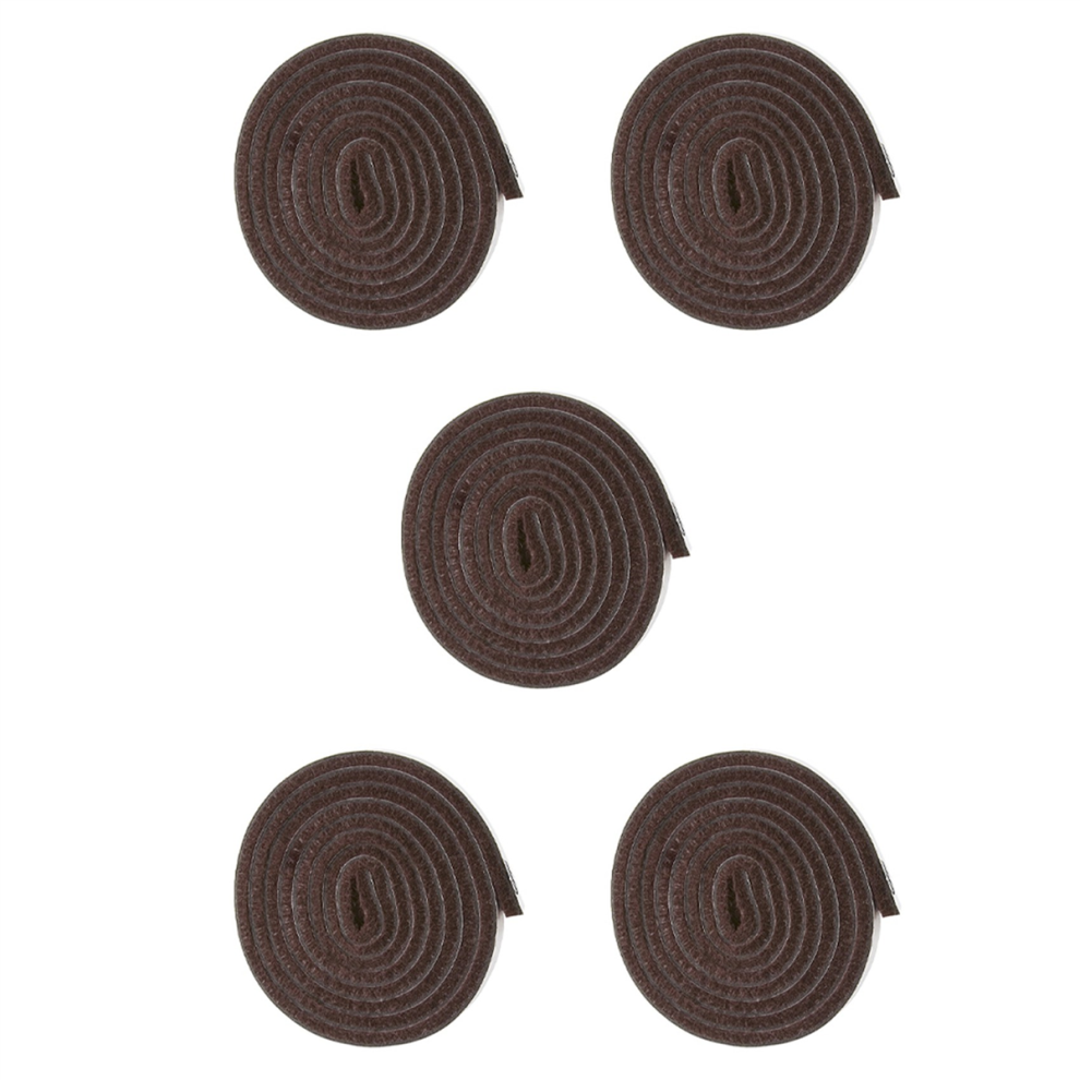5X Self-Stick Heavy Duty Felt Strip Roll For Hard Surfaces (1/2 Inch X 4854049575656