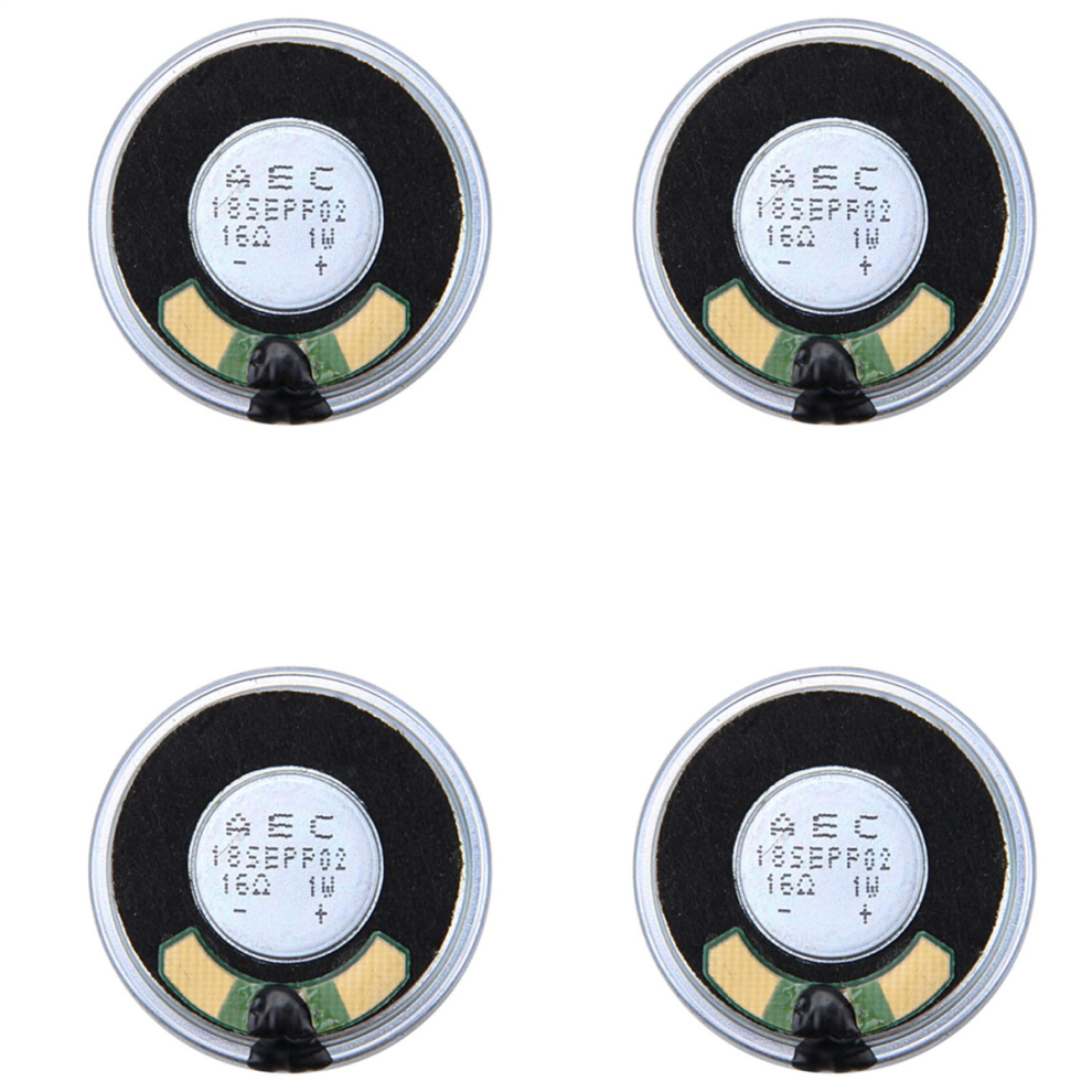 Altoparlante Magnetico Interno Con Alloggiamento In Alluminio Da 4 Pezzi Da 36 Mm, 16 Ohm E 1 W-image
