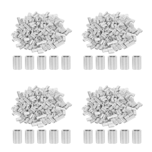 800PCS 1/16 Inch Cable Ferrule Set Aluminum Alloy Crimping Loop Sleeve