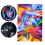 3X Rainbow Flames Hydrographic Film Water Transfer Printing Hydro Dip 8