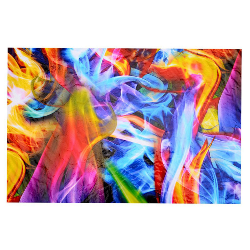 3X Rainbow Flames Hydrographic Film Water Transfer Printing Hydro Dip 2