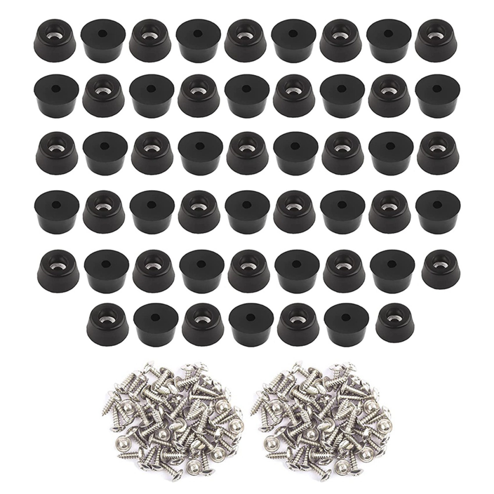 104Pcs For Cutting Board (0.31X0.59inch) Anti Scratch Rubber Feet Chai 4854049574093
