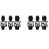 stuks golf scoreteller, mini slagenteller horloge met reset count S 2