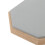 8-inch Rubber Silent Drum Practice Pad with 2 Pairs Drumsticks Grey 8