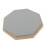 8-inch Rubber Silent Drum Practice Pad with 2 Pairs Drumsticks Grey 1