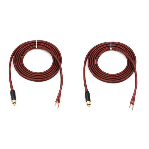 stuks luidsprekerkabel, blanke draad naar stekker, vervang stekkerconnectoradapter 2
