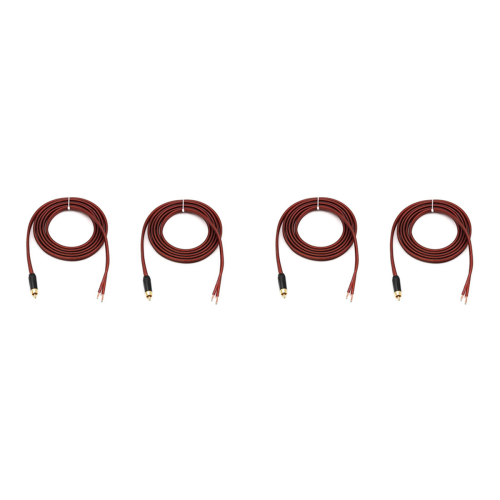 stuks luidsprekerkabel, blanke draad naar stekker, vervang stekkerconnectoradapter 1