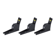 3 stuks 200cm Stadiometer Zwarte Wandgemonteerde Hoogtemeter Groeimeter cm