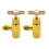 2pcs 1/4 Sae M14 Thread Adapter R-134A Automotive Air Conditioner Refr 1
