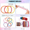 288 τεμάχια Potholder Loops Υφαντική Χειροτεχνία με Πολλαπλά Χρώματα για DIY 9