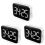 3X Digital Kitchen Timer - Magnetic Countdown Count Up with Large LED 2
