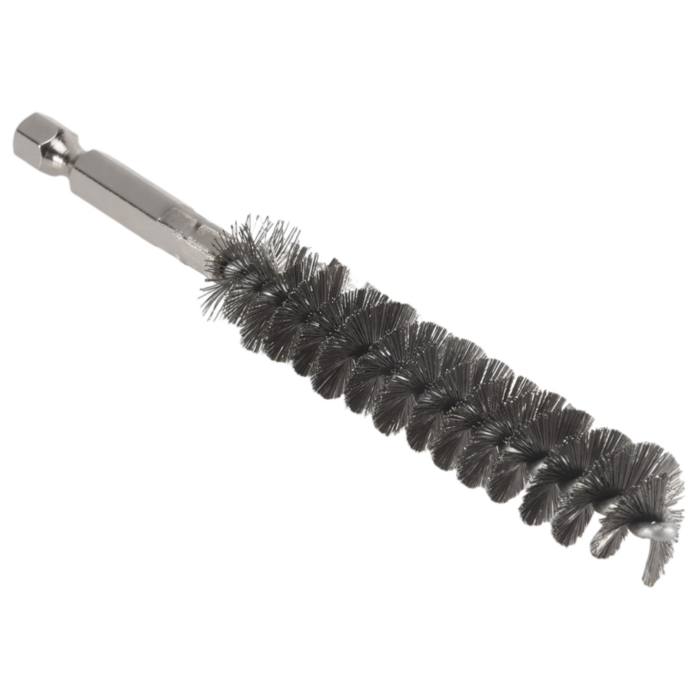 25X Stainless Steel Bore Brush Wire For Power Drill Cleaning With Hex 4854049578213