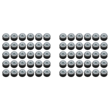 60Pcs Motorcycle Rubber Grommets Bolts for Fairing Kit Washer Assortme