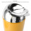 Yellow Floor Standing Ashtray with Lid - Adjustable Height Large Capacity 9