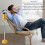 Yellow Floor Standing Ashtray with Lid - Adjustable Height Large Capacity 7