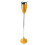 Yellow Floor Standing Ashtray with Lid - Adjustable Height Large Capacity 16
